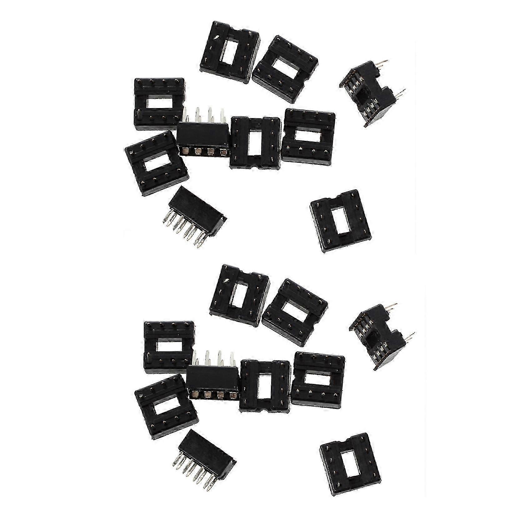 20 X 8 Pin Dip Ic Sockets Adaptor Solder Type Socket