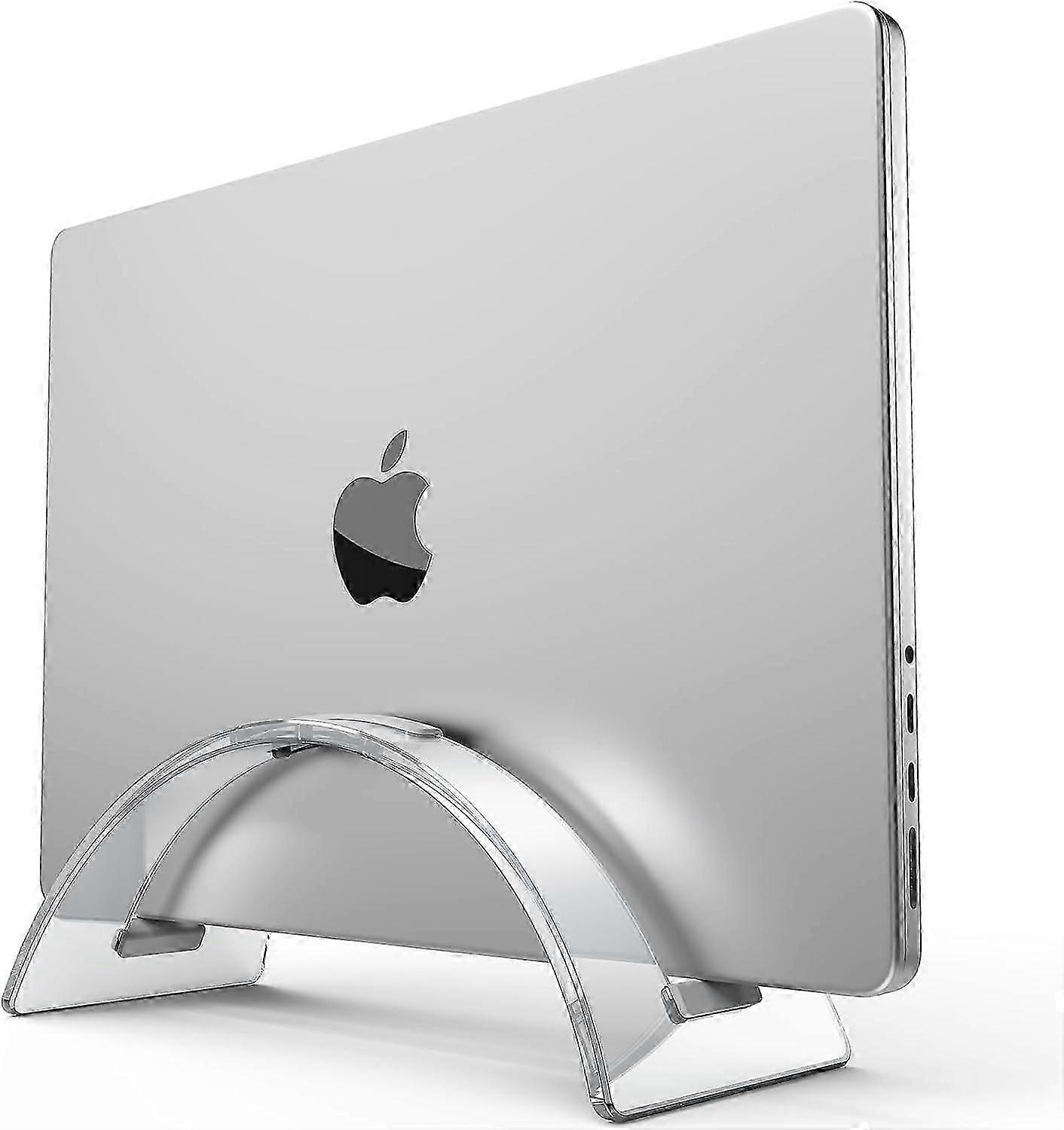 Acrylic vertical laptop stand computer base suitable for all MacBook, Surface