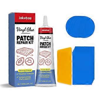 Jakehoe Inflatable Mattress Repair Kit - Convenient Set For Fixing Gaps In Camping Air Mattresses
