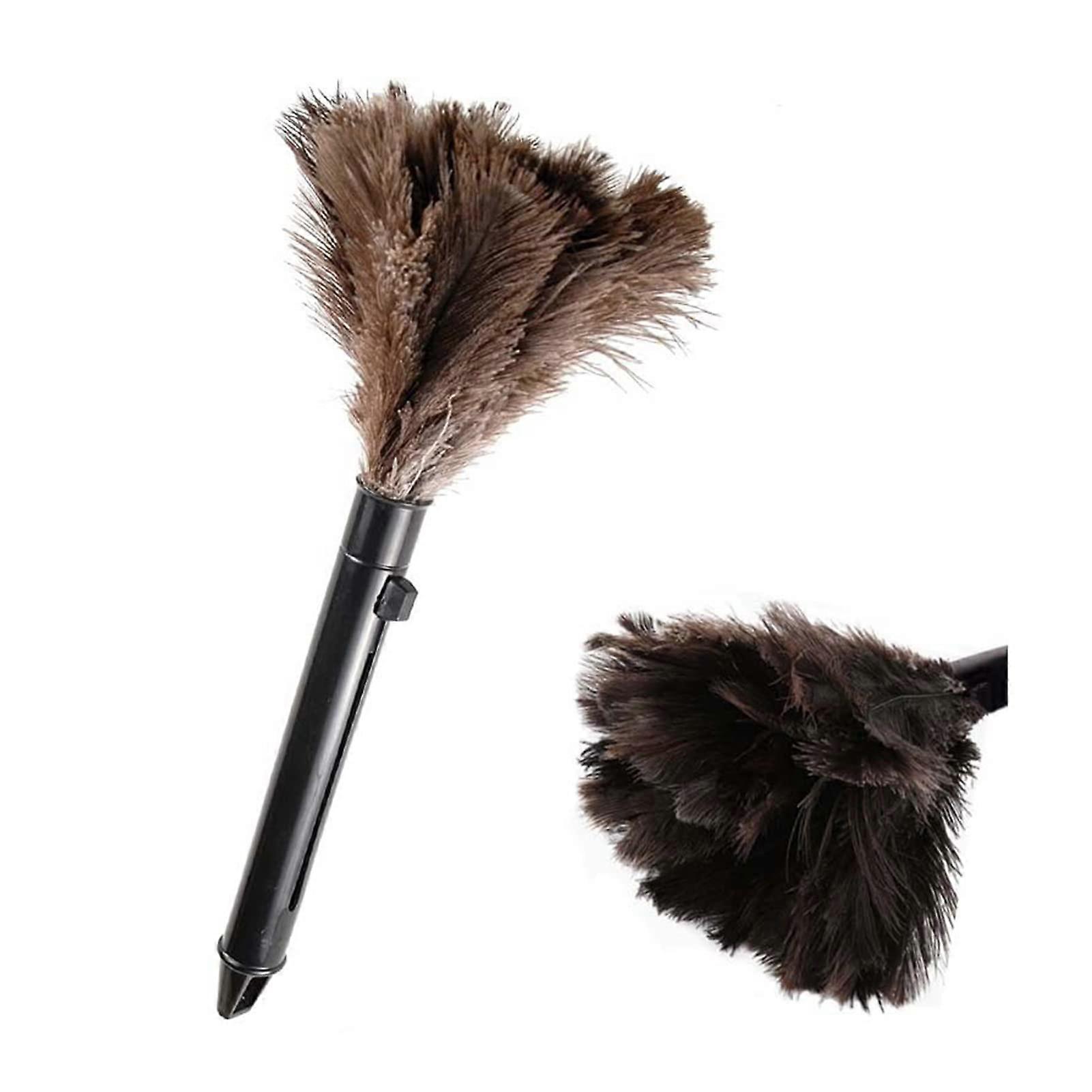 Washable Reusable Feather Duster with ABS Handle, Compact Mini Duster for Efficient Home Cleaning