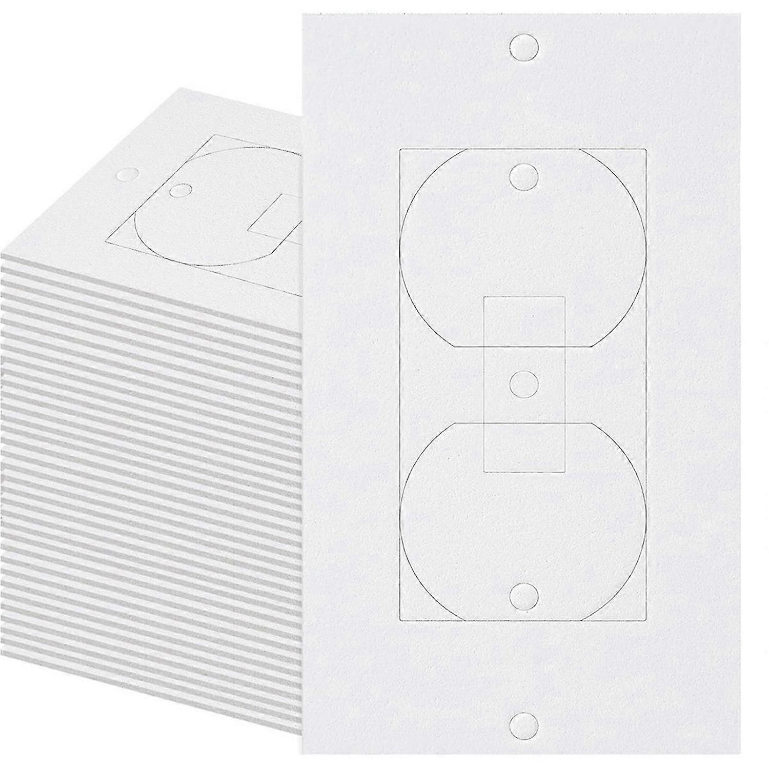 100Pc Electrical Outlet Insulation Pad, for Wall, Switch Socket Cover