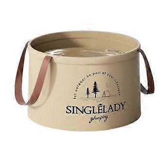 Collapsible Floating Basin for Washing Fruits and Vegetables, Portable Laundry Bag for Hiking, Camping - 5L Capacity