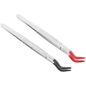 Stamp Tweezers Stainless Steel for Crafting Use 8Pcs Collector Tools Set