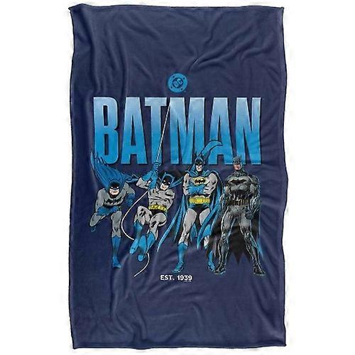 Batman The Years Line Up Soft Touch Blanket