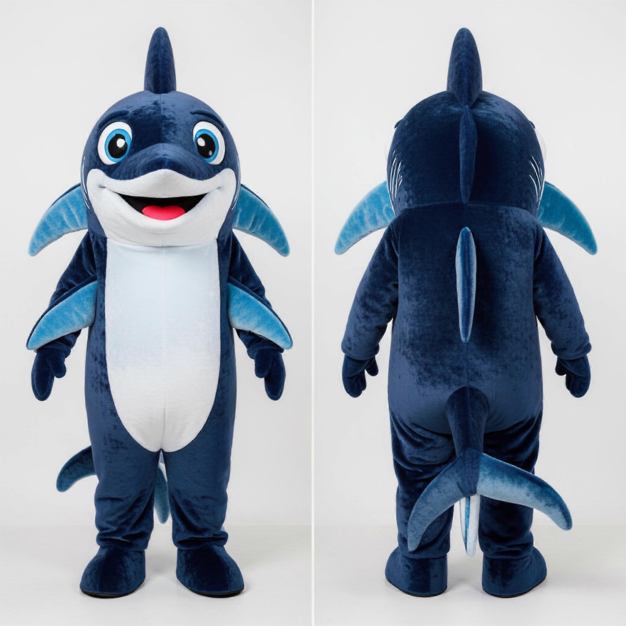 MASTICOT Navy Smiling Swordfish Mascot