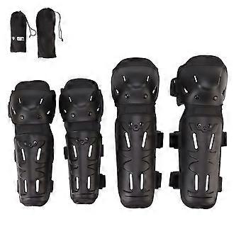 4 stuks motorfiets elleboog kniebeschermers verstelbare volwassen crossmotor elleboog knie beschermers voor motorcross racing fietsen