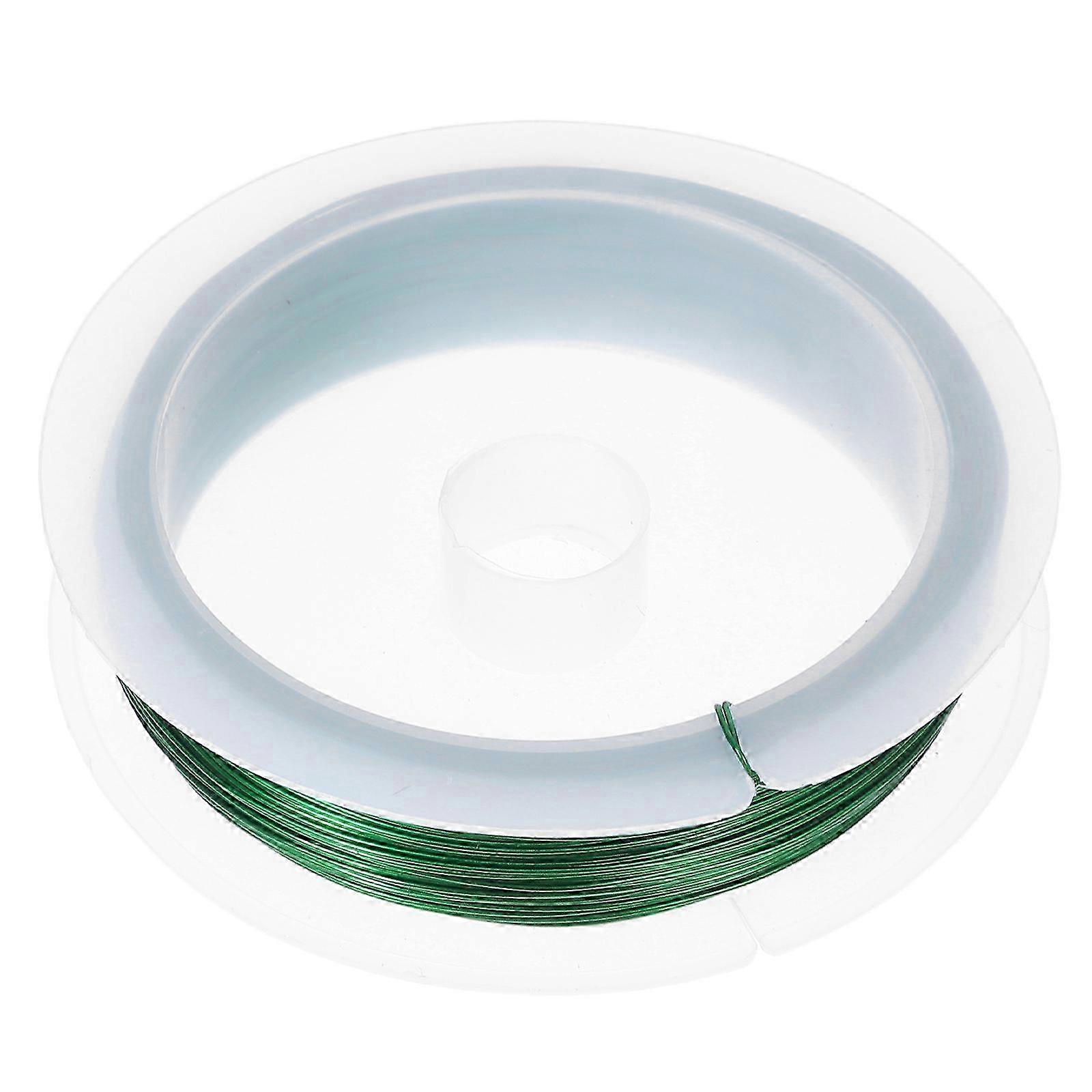 Green Iron Beading Wire 0.5mm 40m