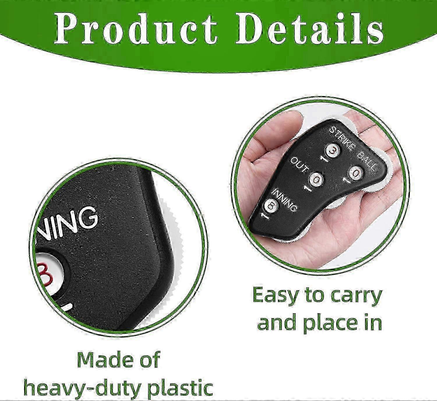 4-Way Mechanical Baseball Counter Tool