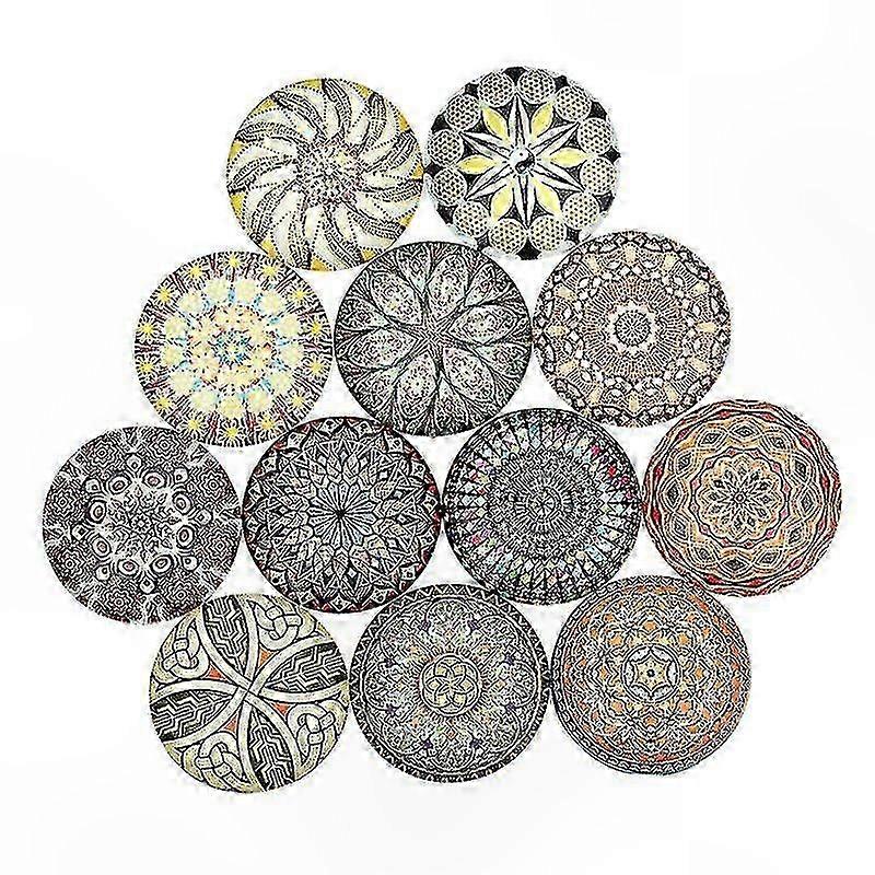 20-Piece Assorted Glass Stickers