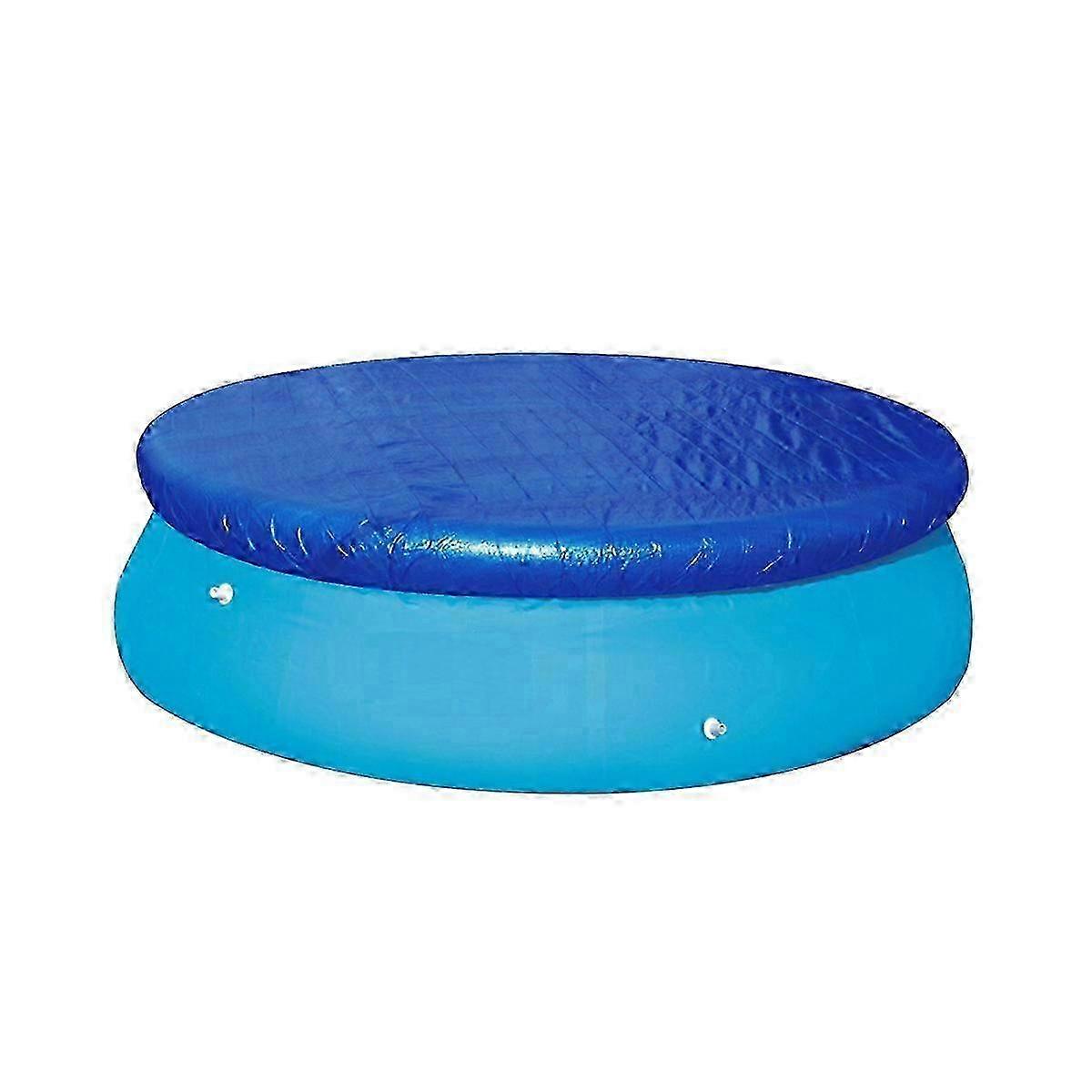 244cm Blue PE Pool Cover Round