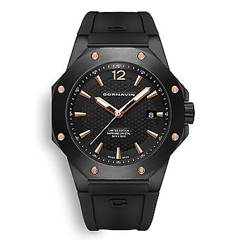 Downtown 3-h Quartz Analog Men's Watch with Silicone Bracelet CO2021-2029