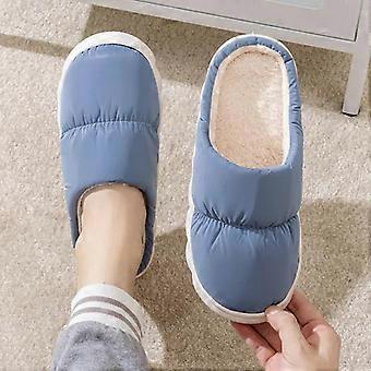 Damesslippers Winter Nieuw Huis Paar Warme Antislip Pluche Katoenen Slippers Comfortabele Dikke Zool Vloerslippers Anti-Koude Slippers