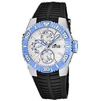 Lotus Quartz Analog Woman Watch with L15779/B Polyurethane Bracelet
