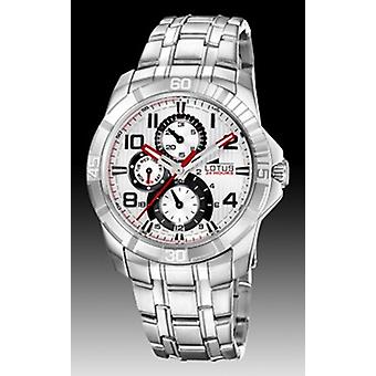 Lotus Quartz Analog Man Watch with L15533/1 Stainless Steel Bracelet