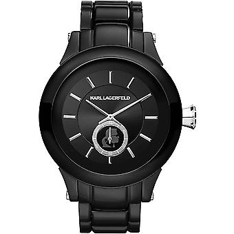 Karl lagerfeld chain watch for Unisex Analog Quartz with stainless steel bracelet KL1205