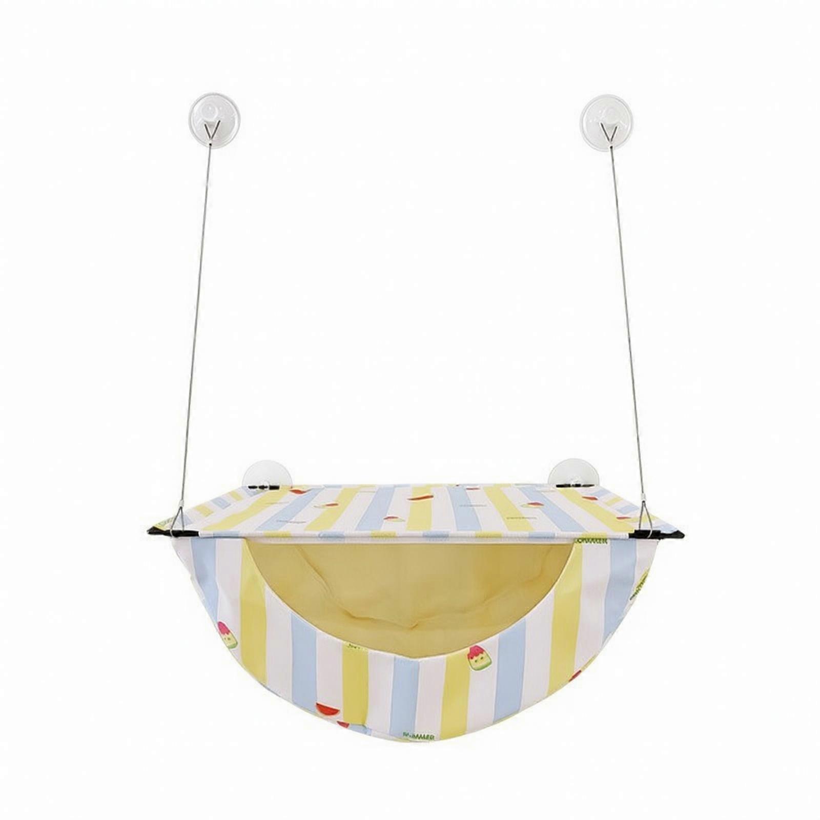 Cat Window Hammock with Storage Pocket | Breathable Polyester material, no