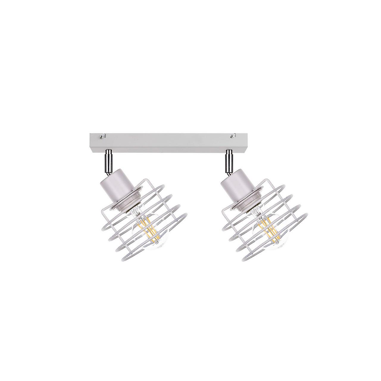 Viva Twin Ceiling Spotlight White, 50cm, 2x E27