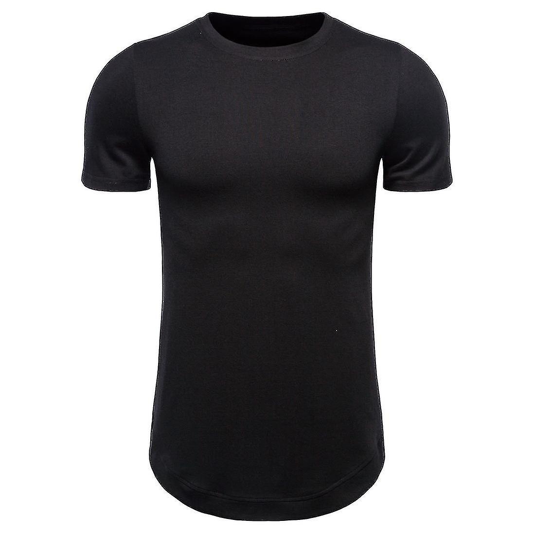 Men Plain Short Sleeve Fit