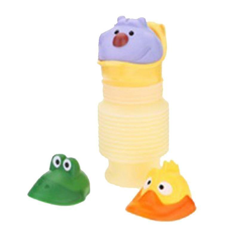 Yellow Foldable Travel Potty Urinal Toilet Pot