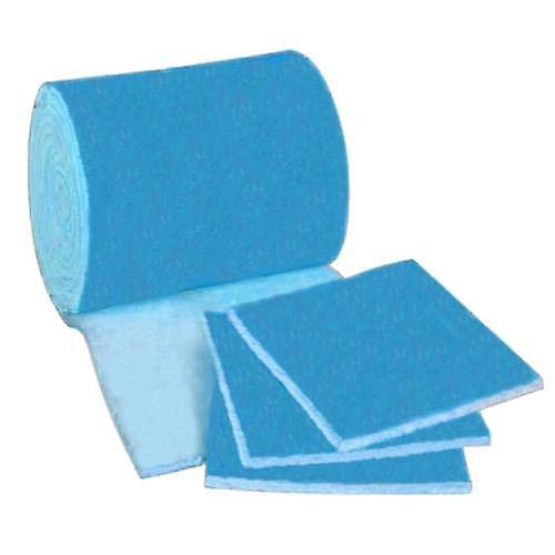 HVAC/Air Filter Media Roll, Blue/White MERV6 Polyester Media 1 inch x 24 inch x 8 Foot