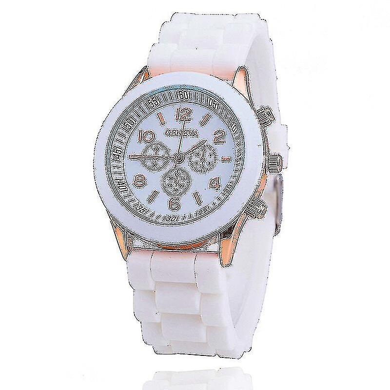 高級女性ウォッチシリコーンキャンディカラーセラミッククラシックスポーツ