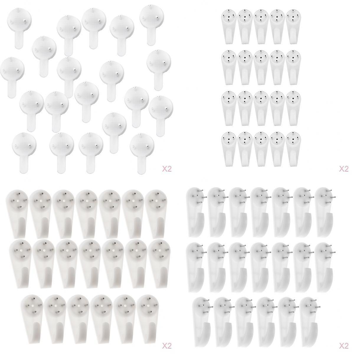 160x S M L XL Hardwall Picture Frame Photos Hanger Hanging Hooks Non-Trace