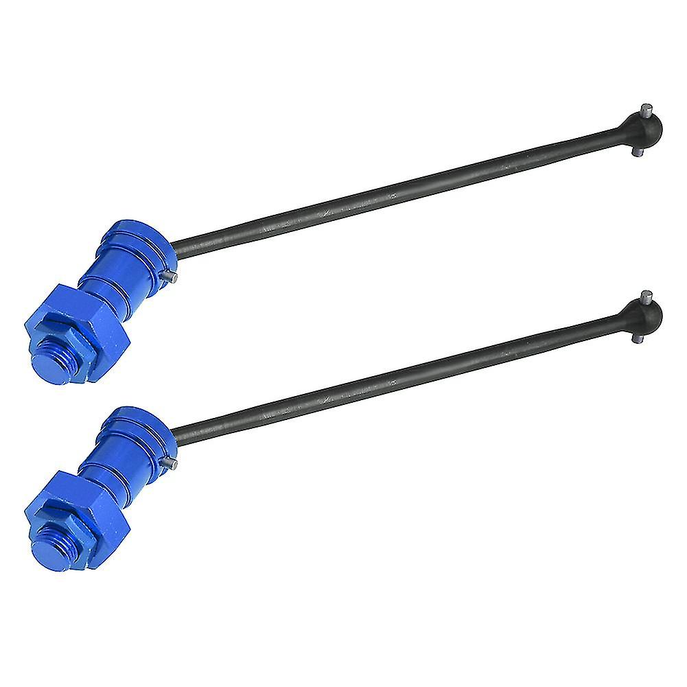 1Pair Front Rear Drive Shaft Cvd Dogbone Upgrade Part For Traxxas Xmaxx 1/5 Car (navy Blue)
