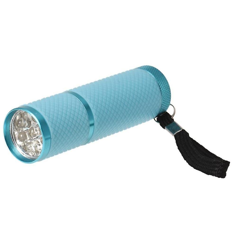 Mini Dryer Light Curing Torch Flashlight For Uv Nail Polish (blue)