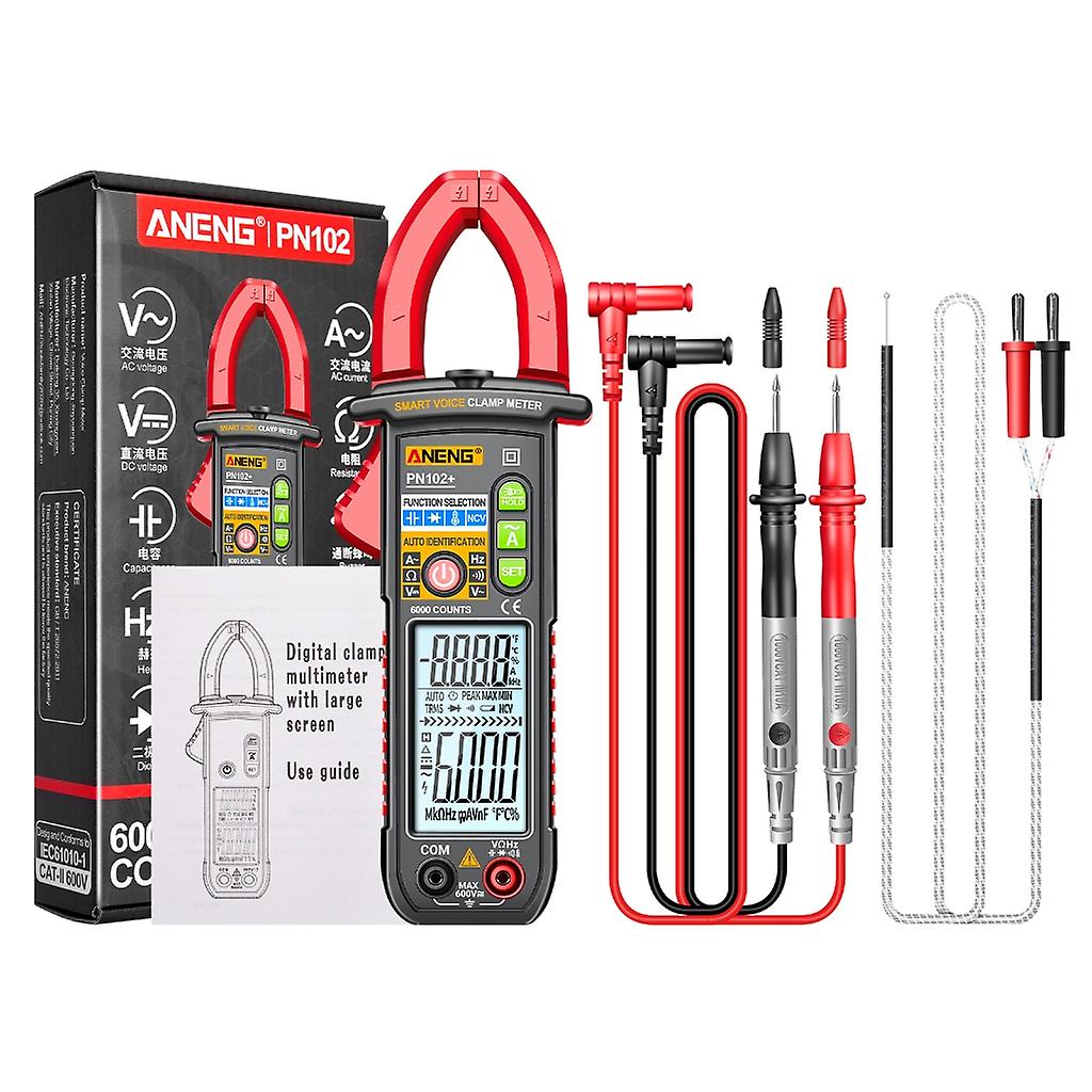 Digital Resistance AC-Current Amper- Clamp Meter Multimeter NCV- Voltmeter