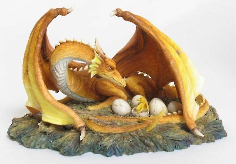 Fire Dragon And Her Brood Figurine
