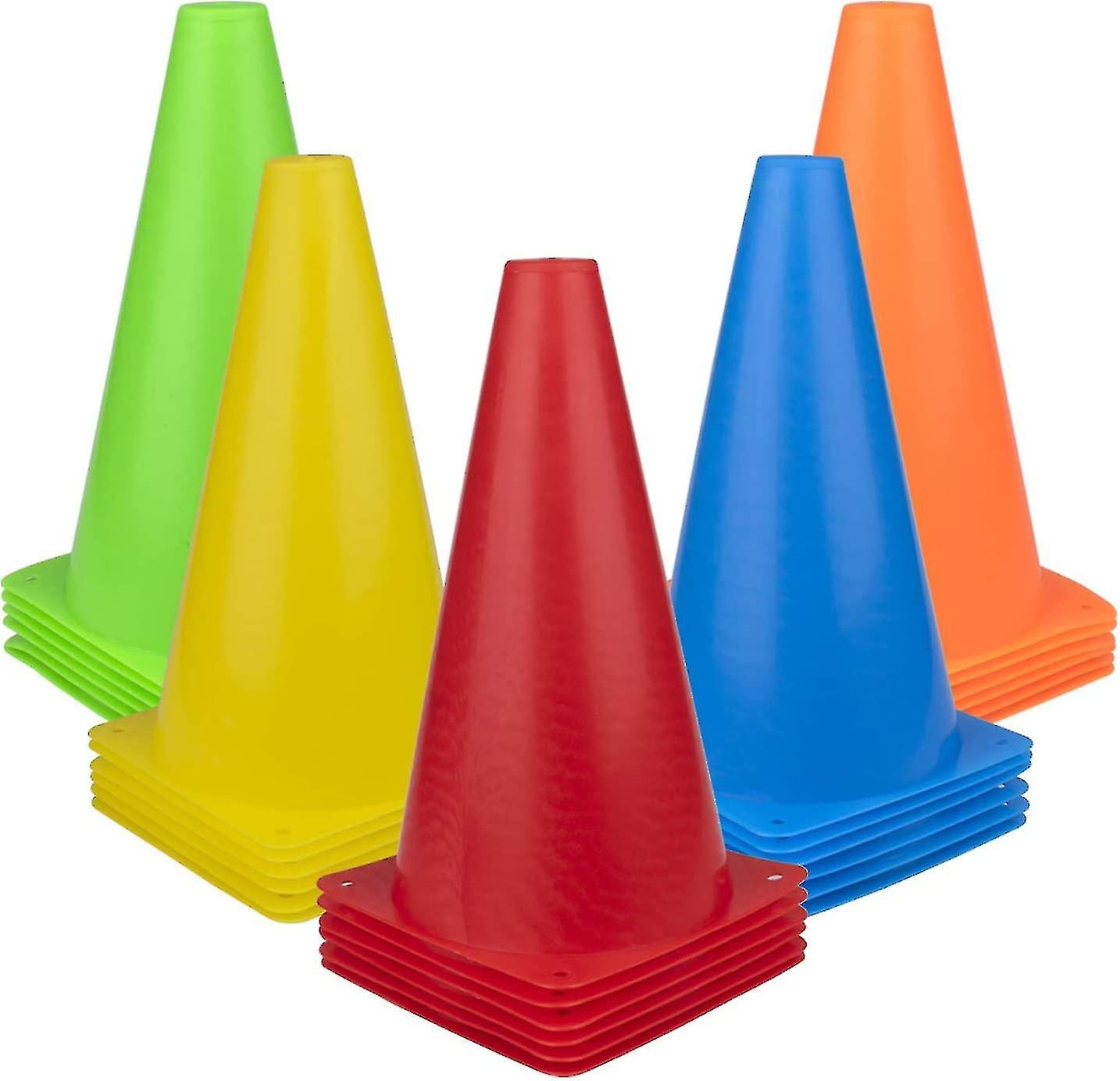 30 Pcs Training Cones Plastic Sport Training
