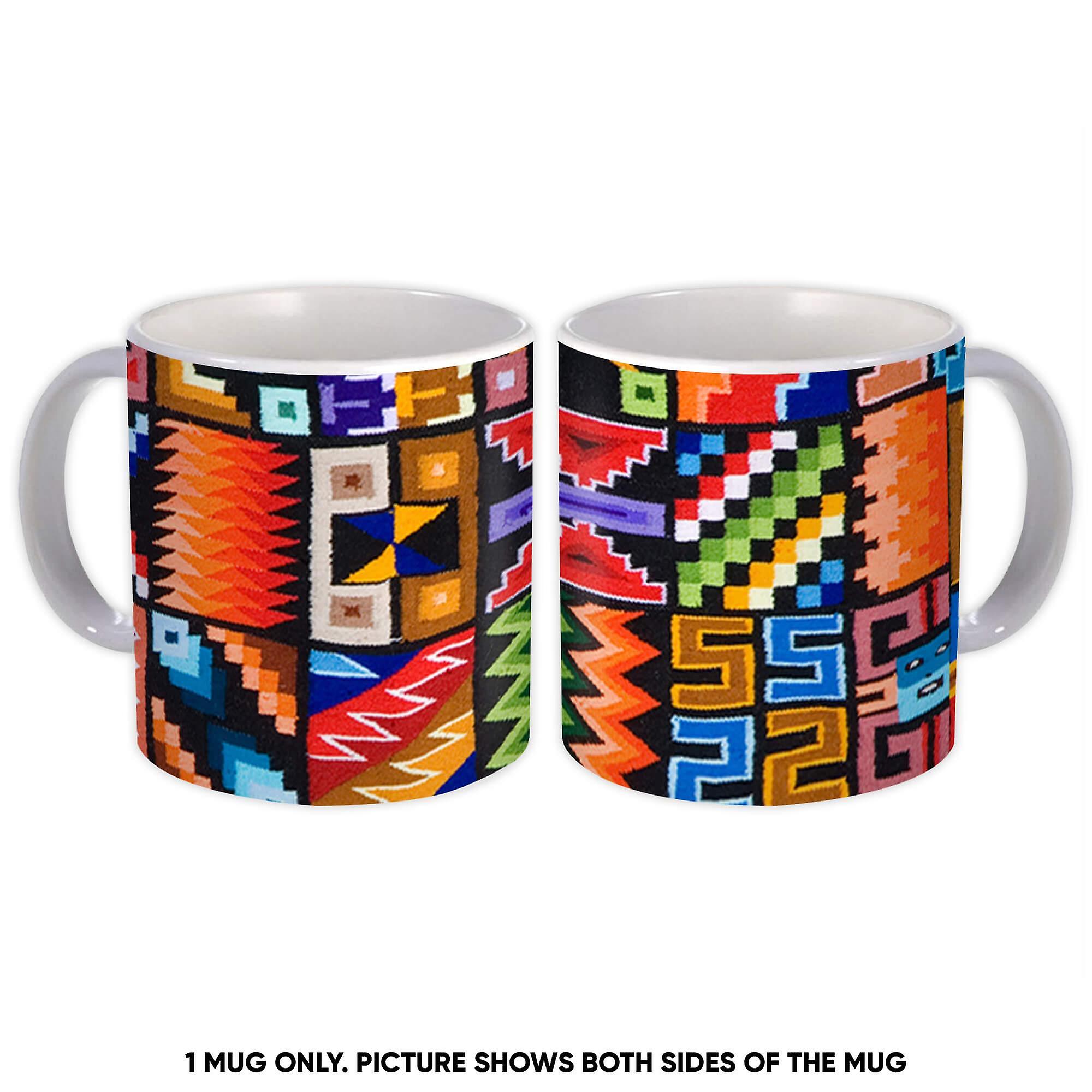Gift Mug: Peru Peruvian Print Pattern Ornament