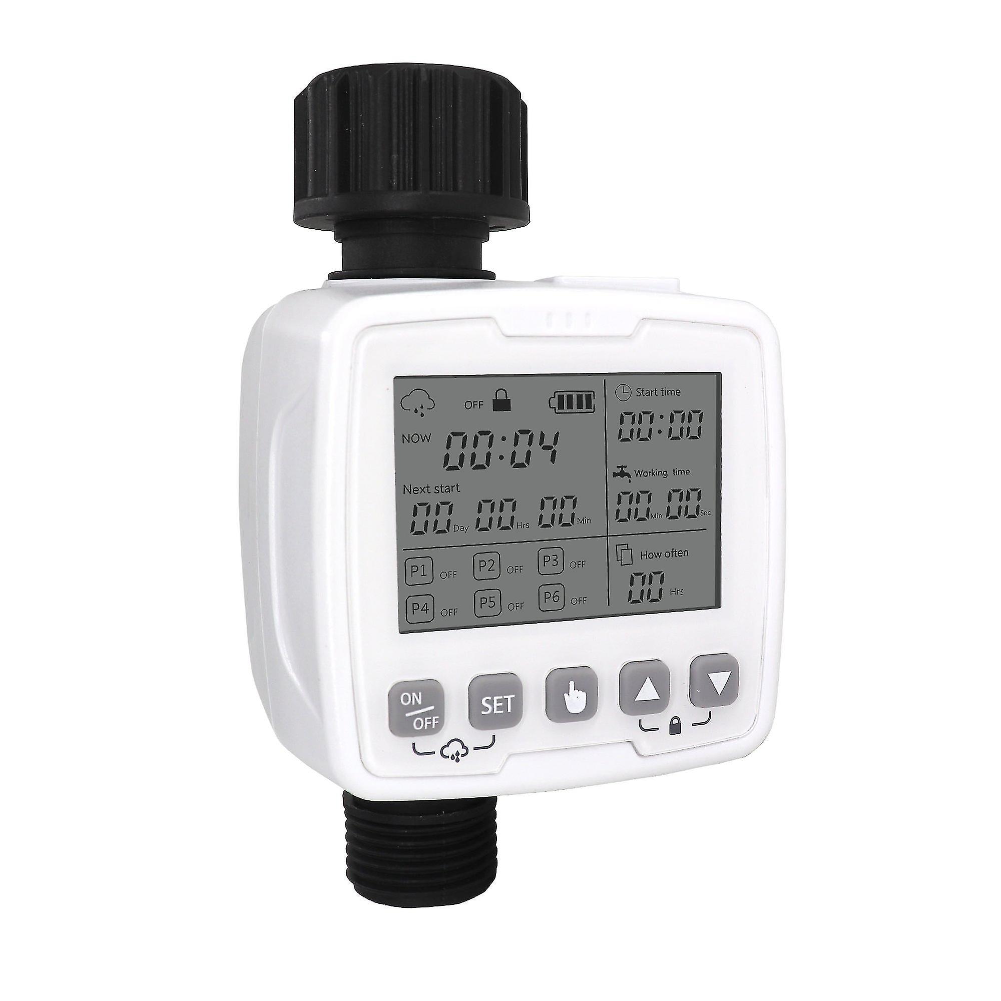Garden Watering Timer Lcd Display Electronic Automatic Irrigation Controller Intelligence Valve Watering Control Device System