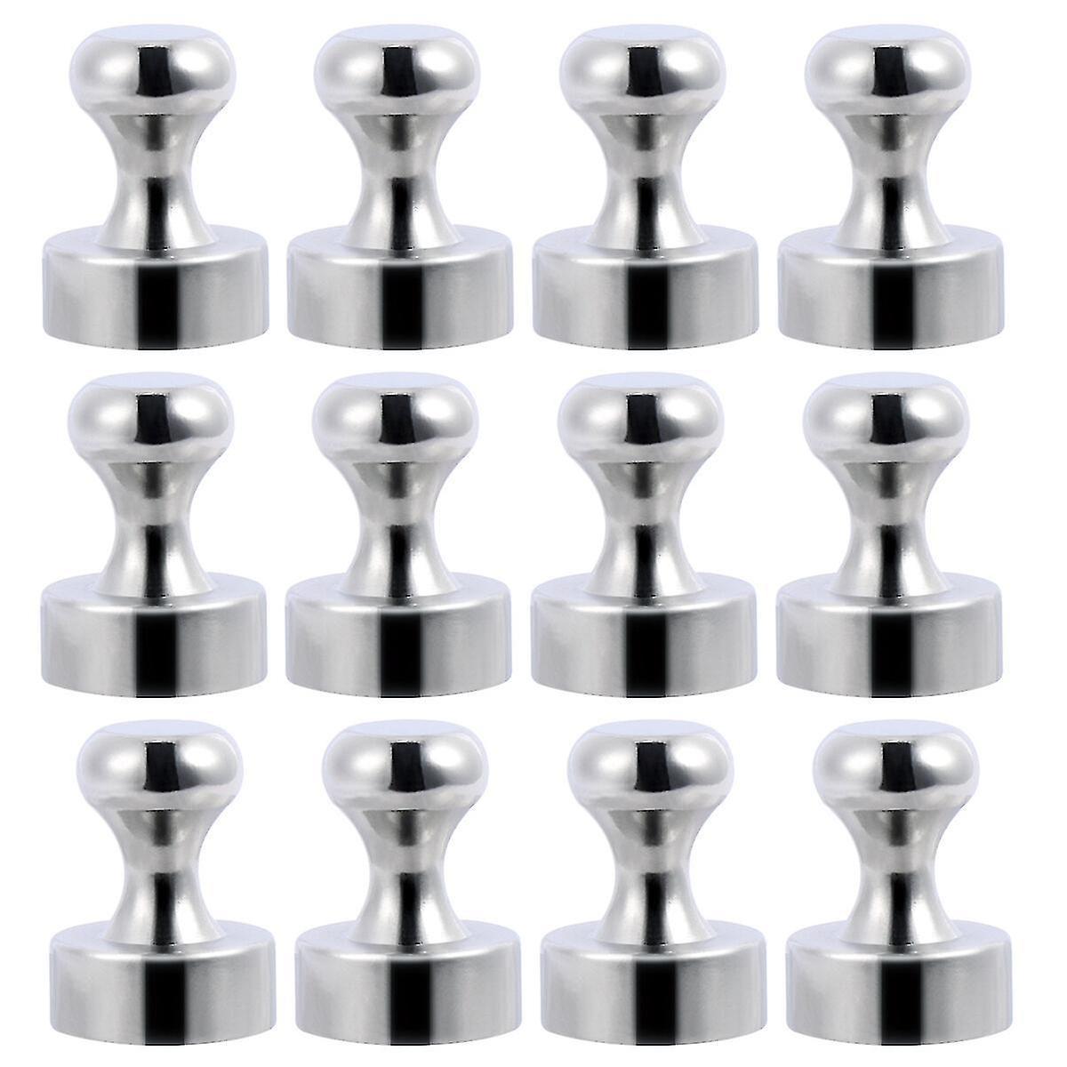 12pcs Practical Fridge Magnet Magnetic Hook Refrigerator Magnet Fridge Hook