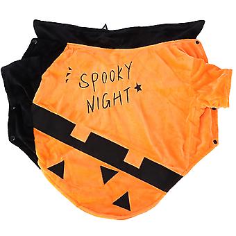 Haustierkostüm, maschinenwaschbares Haustierkostüm aus Polyester mit Fledermausmuster für Halloween-PartysM