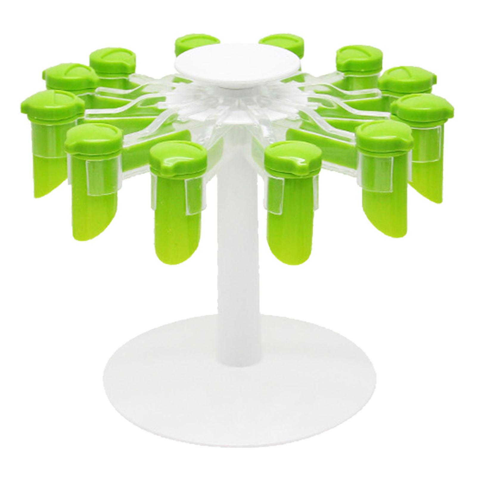 Rotating spice bag rack for kitchen