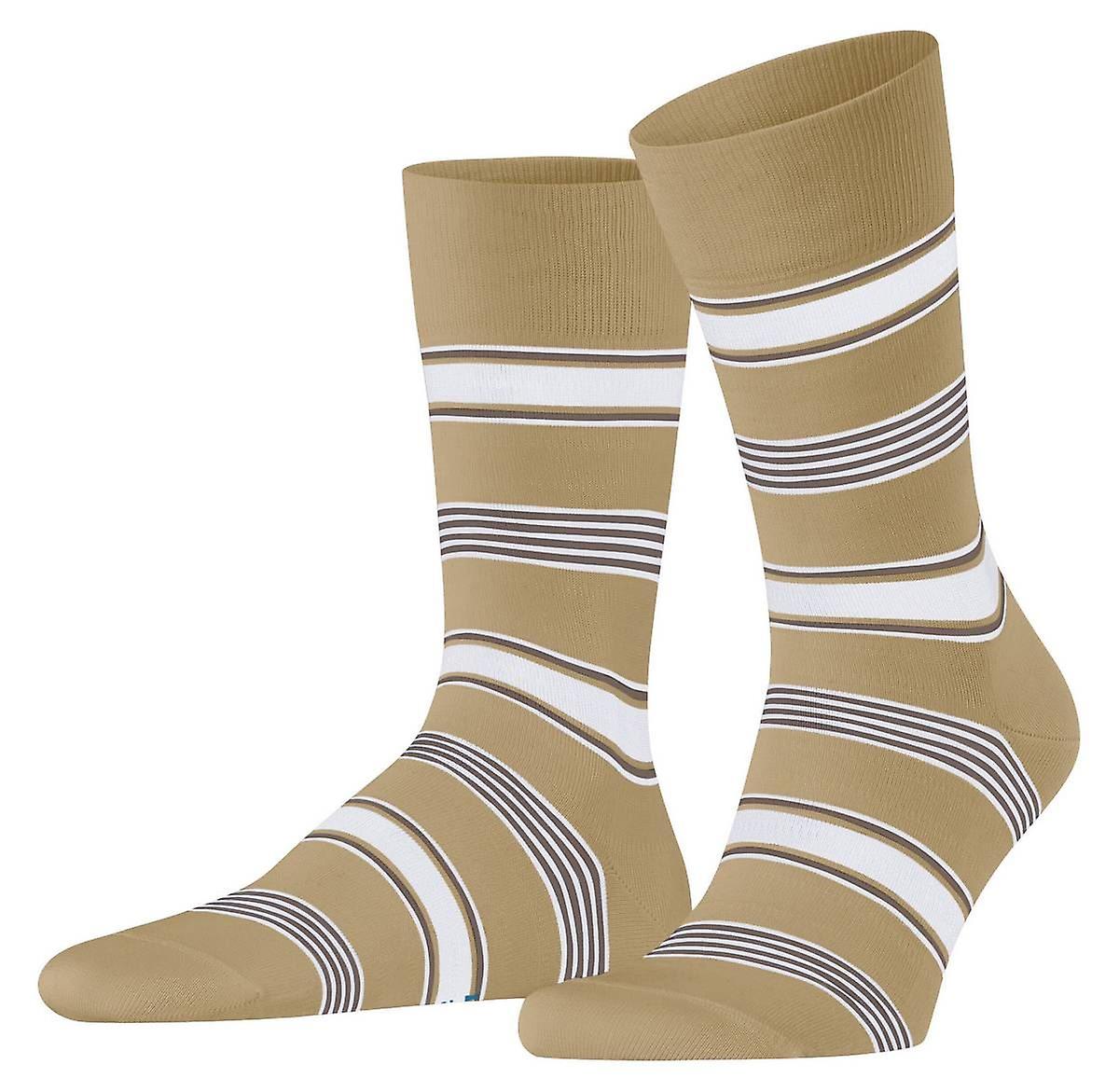 Falke Marina Stripe Socks - Jute Beige