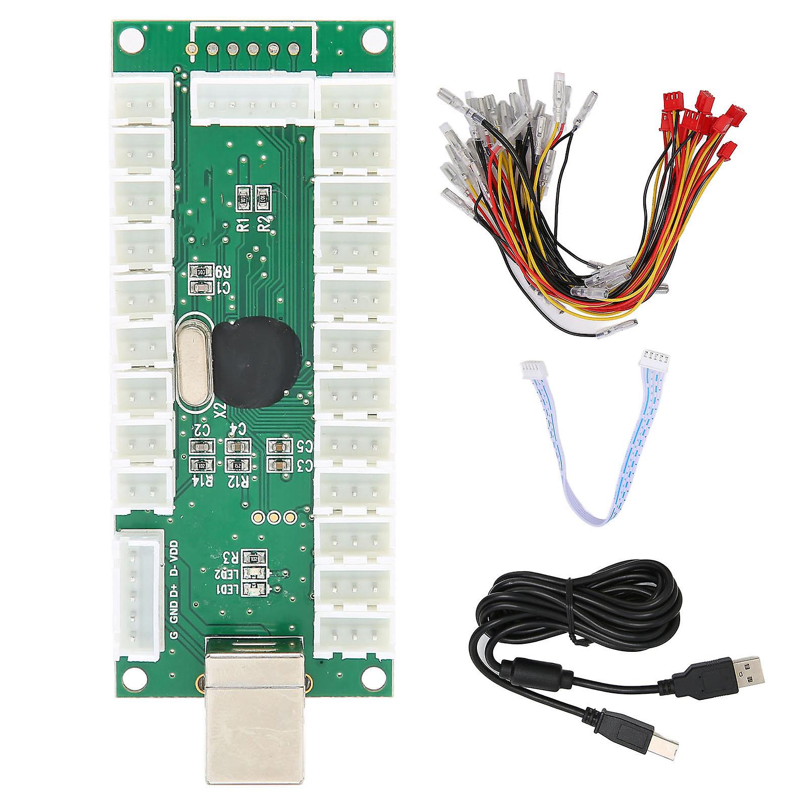 Zero Delay Arcade Game Encoder for PC - USB Plug & Play, Supports Windows & Retro Pie