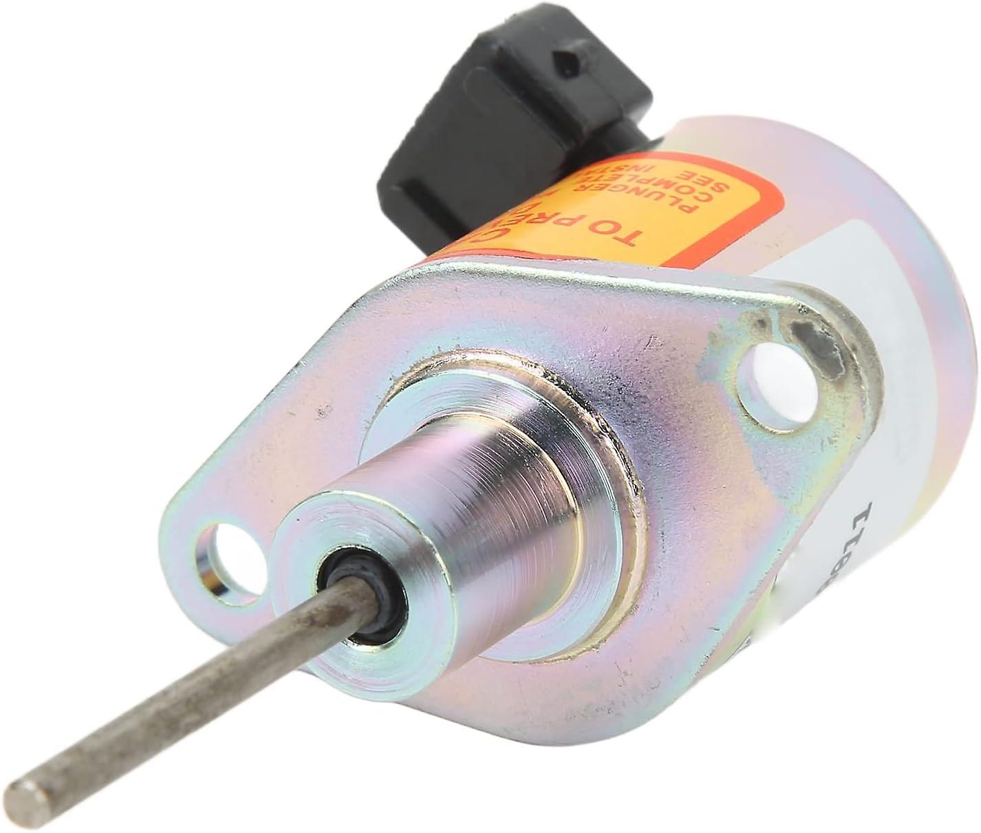 Engine Stop Solenoid, High Sensitivity Heavy Duty Perfect Fit E6820 60011 Fast Response for Tractor