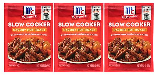 McCormick Slow Cooker Savory Pot Roast Mix 3 Packet Pack