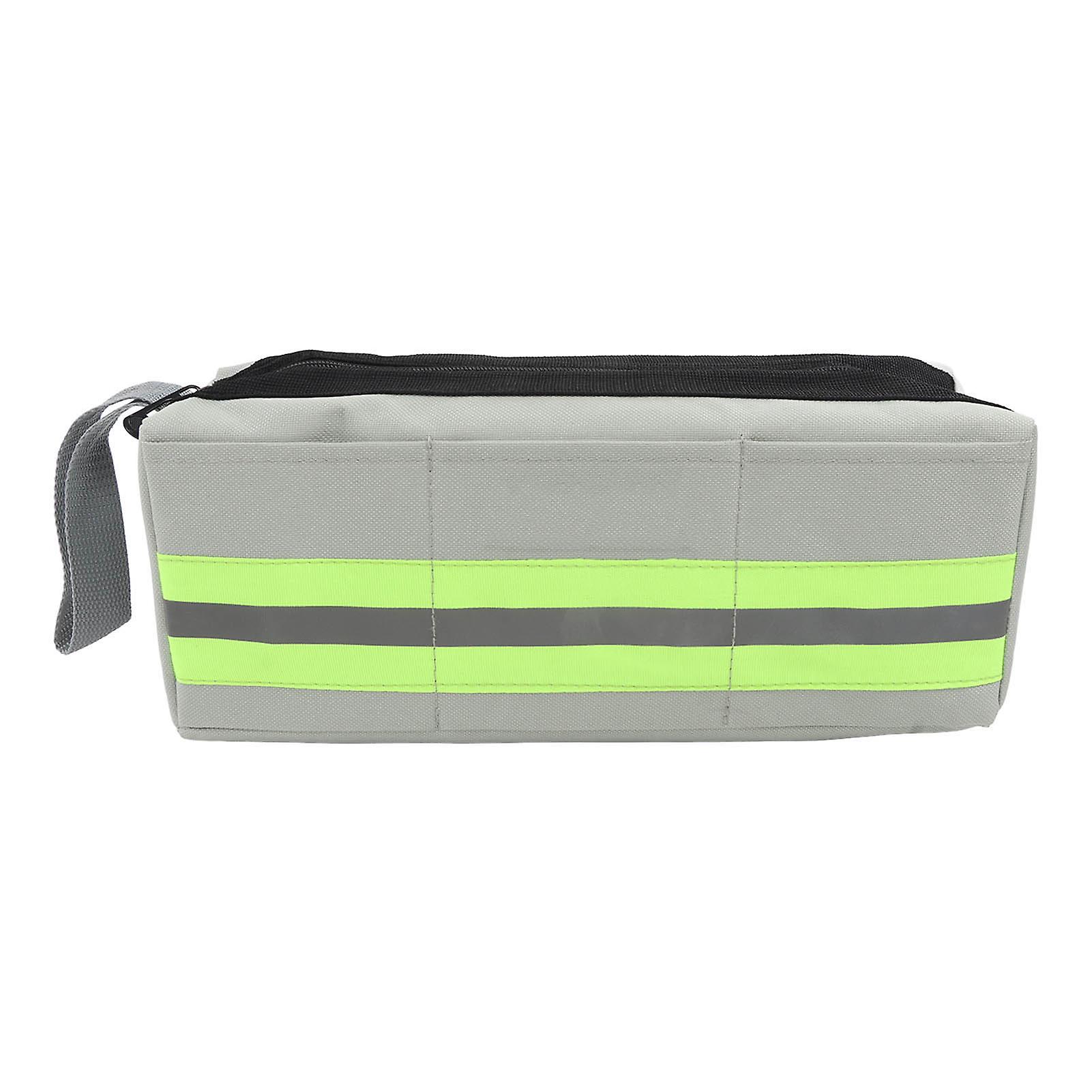 Double Layer Oxford Cloth Tool Storage Bag with Reflective Strip for Hardware Tools