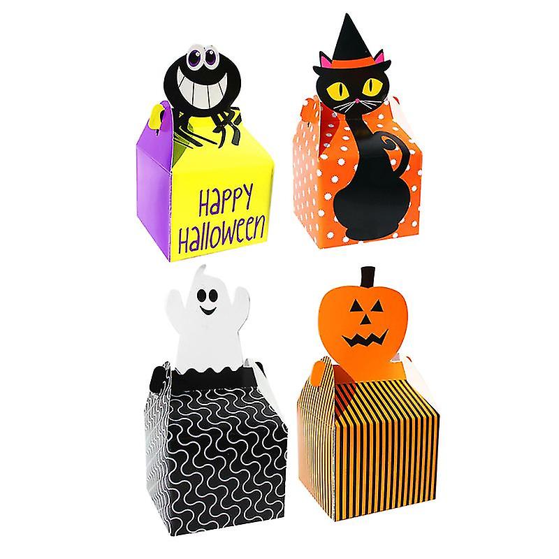 24pcs Halloween Cookie Box For Halloween Decorations