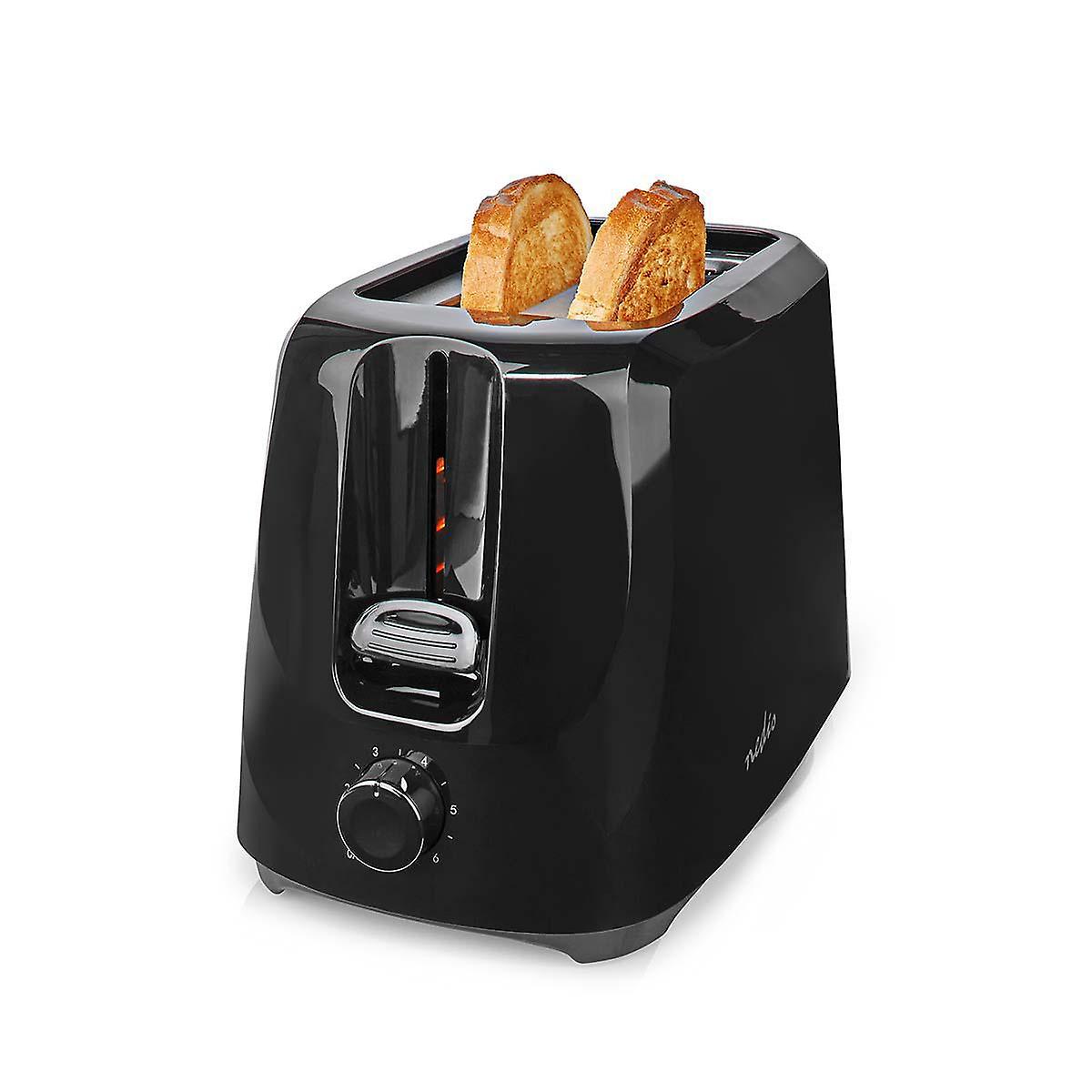 Toaster | 2 Discs | Brownness: 6 | Black