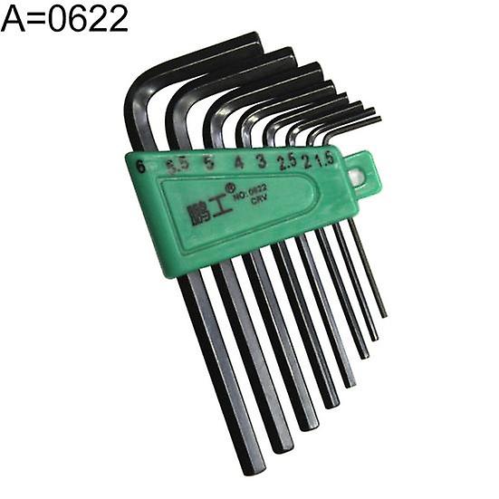 8Pcs Universal Metric 1.5-6mm Hexagon Key Wrench Spanner Set Hand Tool