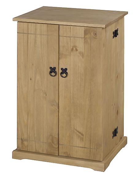 Corisano DVD Rack Solid Waxed Light Pine