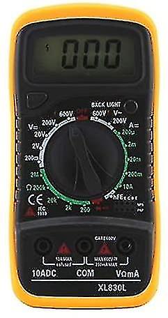 Xl830l Lcd Numérique Ac / Dc Multimètre Volt AmpÈre Ohm Voltmètre Ampèremètre O