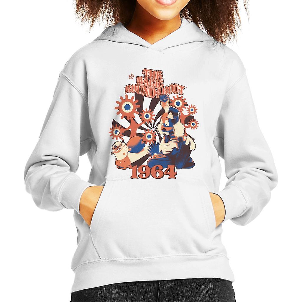 The Magic Roundabout Retro Brian & Dylan Kid's Hooded Sweatshirt