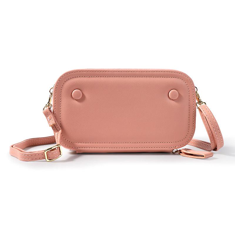Women Handles Bags Purses Shoulder Bag Double Zip Wallet Large Capacity Mobile Phone Bag