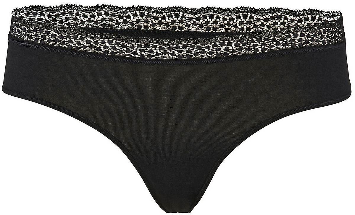 Falke Daily Lace Low-Rise Brief - Black