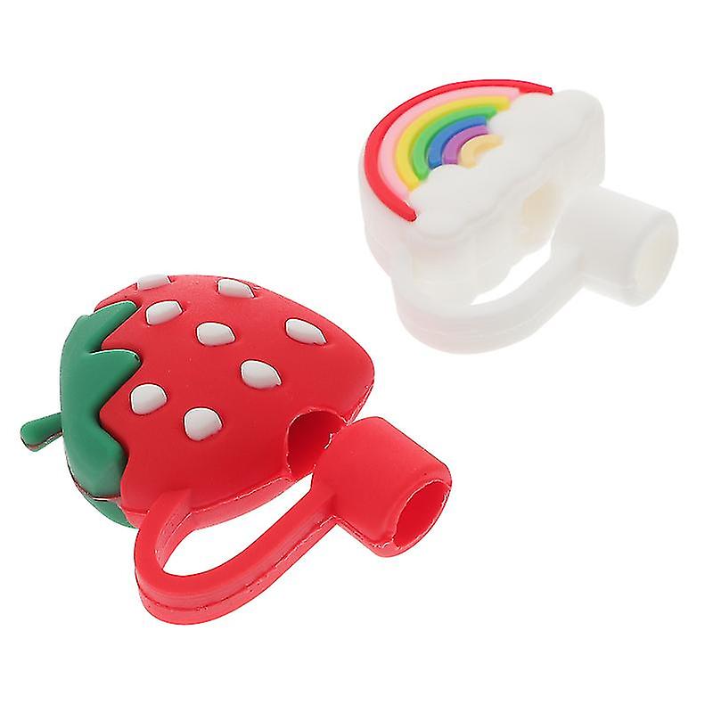 2pcs Creative Straw Plugs